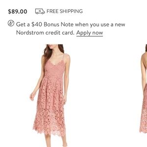 ASTR the Label lace dress.